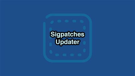 Sigpatch updater switch - 